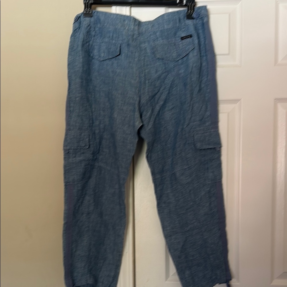 Sanctuary x Anthropology light blue 100 linen